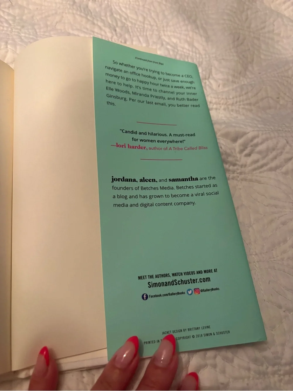 Like New Hardcover “When’s Happy Hour?” Book from betches